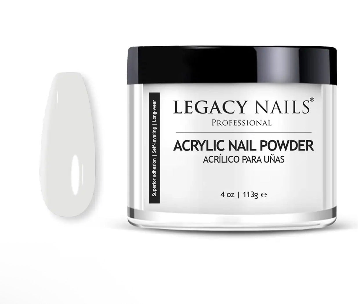 WHITE ACRYLIC POWDER 4OZ